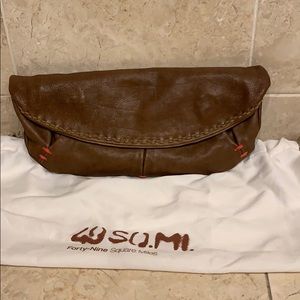 49 Square Mile leather clutch